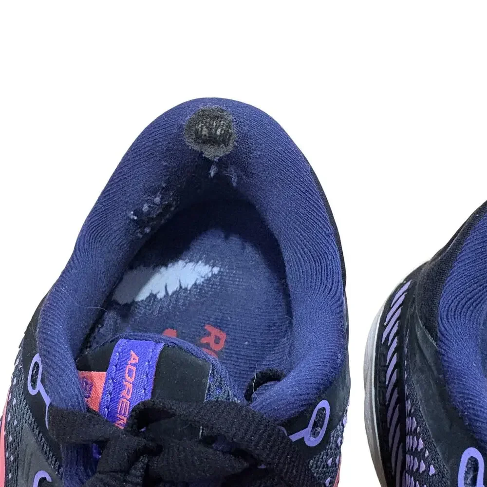 Brooks Adrenaline GTS 22 Black Coral Purple Women’s Athletic Sneakers 9 Wide